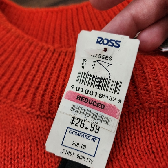 NWT Vintage Shenanigans Halloween Pumpkin Embroidered Sweater - Picture 6 of 9